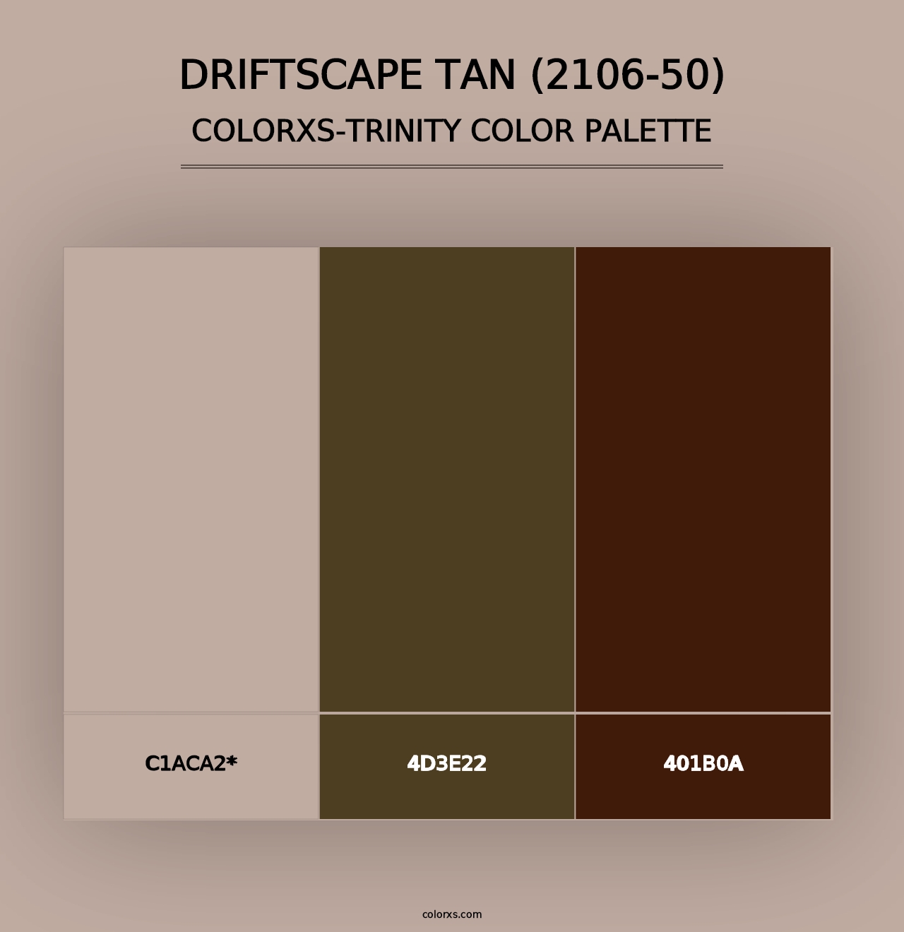 Driftscape Tan (2106-50) - Colorxs Trinity Palette