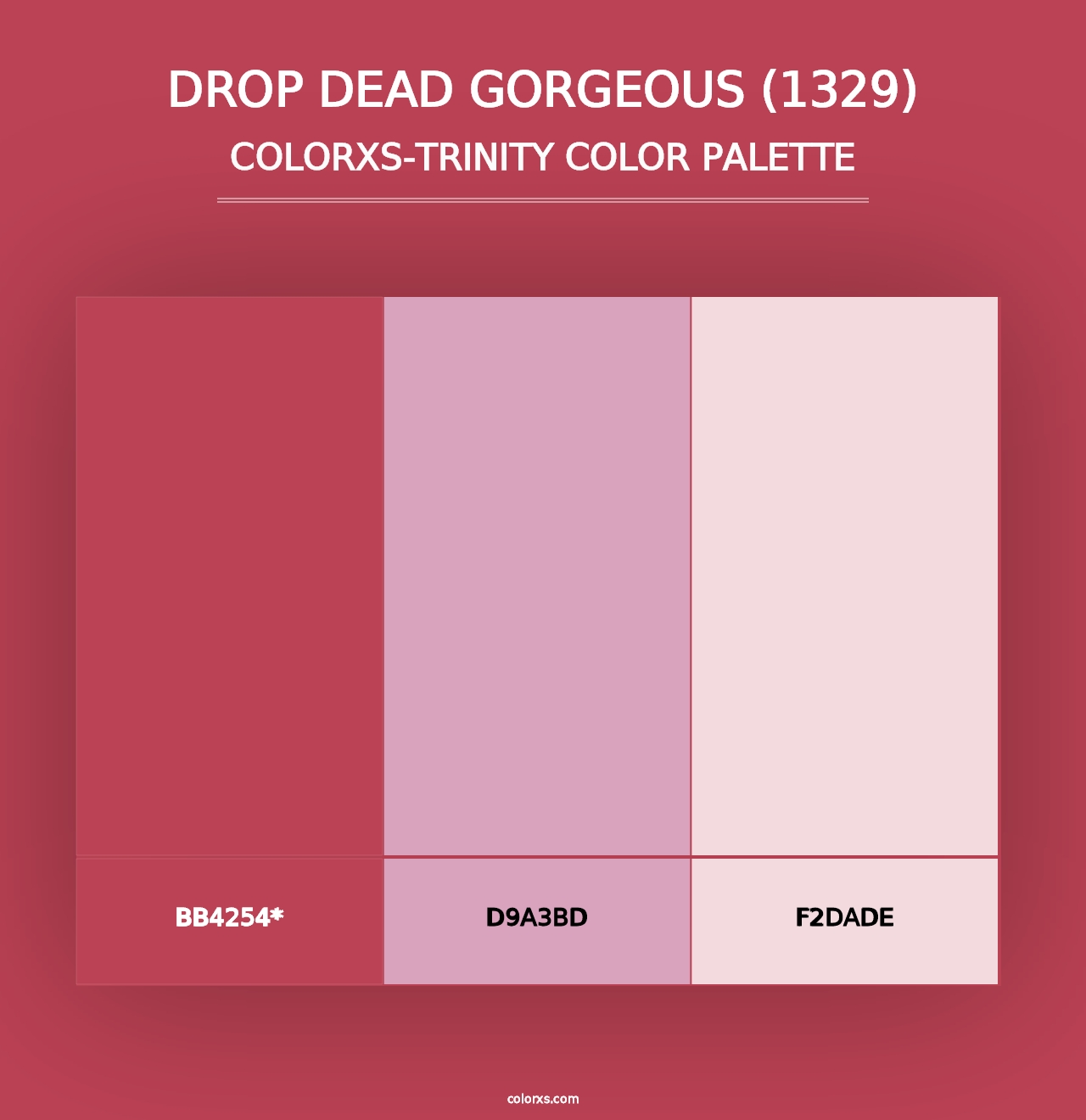 Drop Dead Gorgeous (1329) - Colorxs Trinity Palette