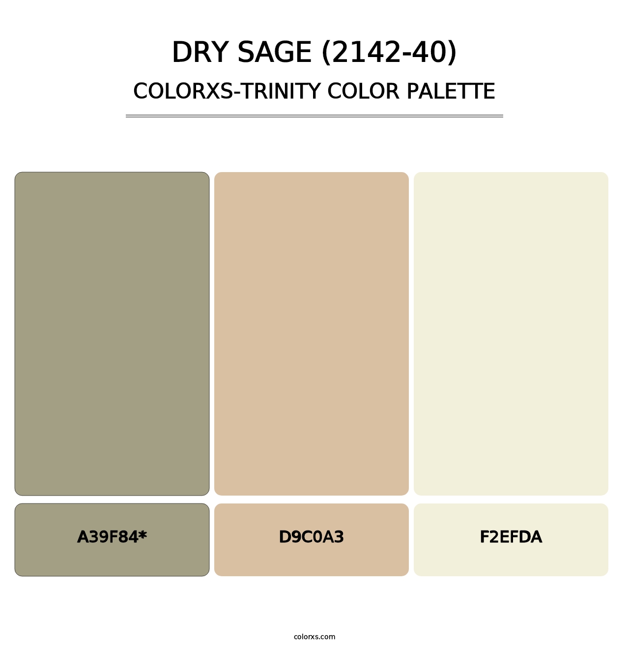 Dry Sage (2142-40) - Colorxs Trinity Palette