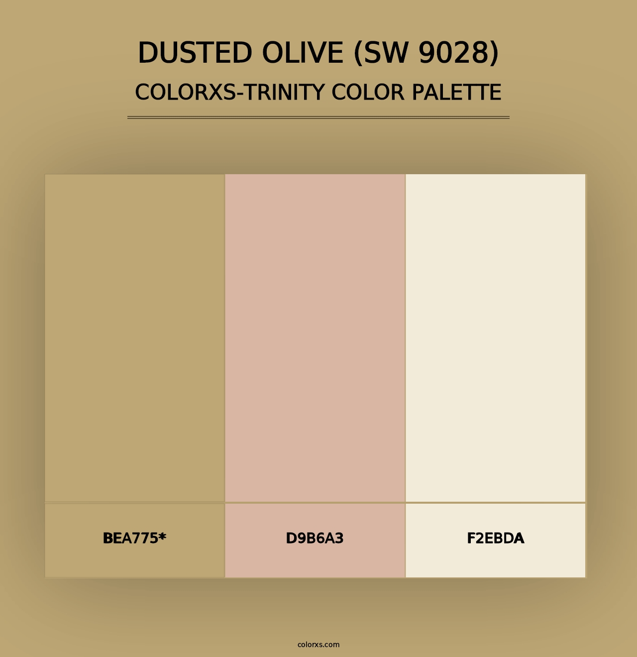 Dusted Olive (SW 9028) - Colorxs Trinity Palette