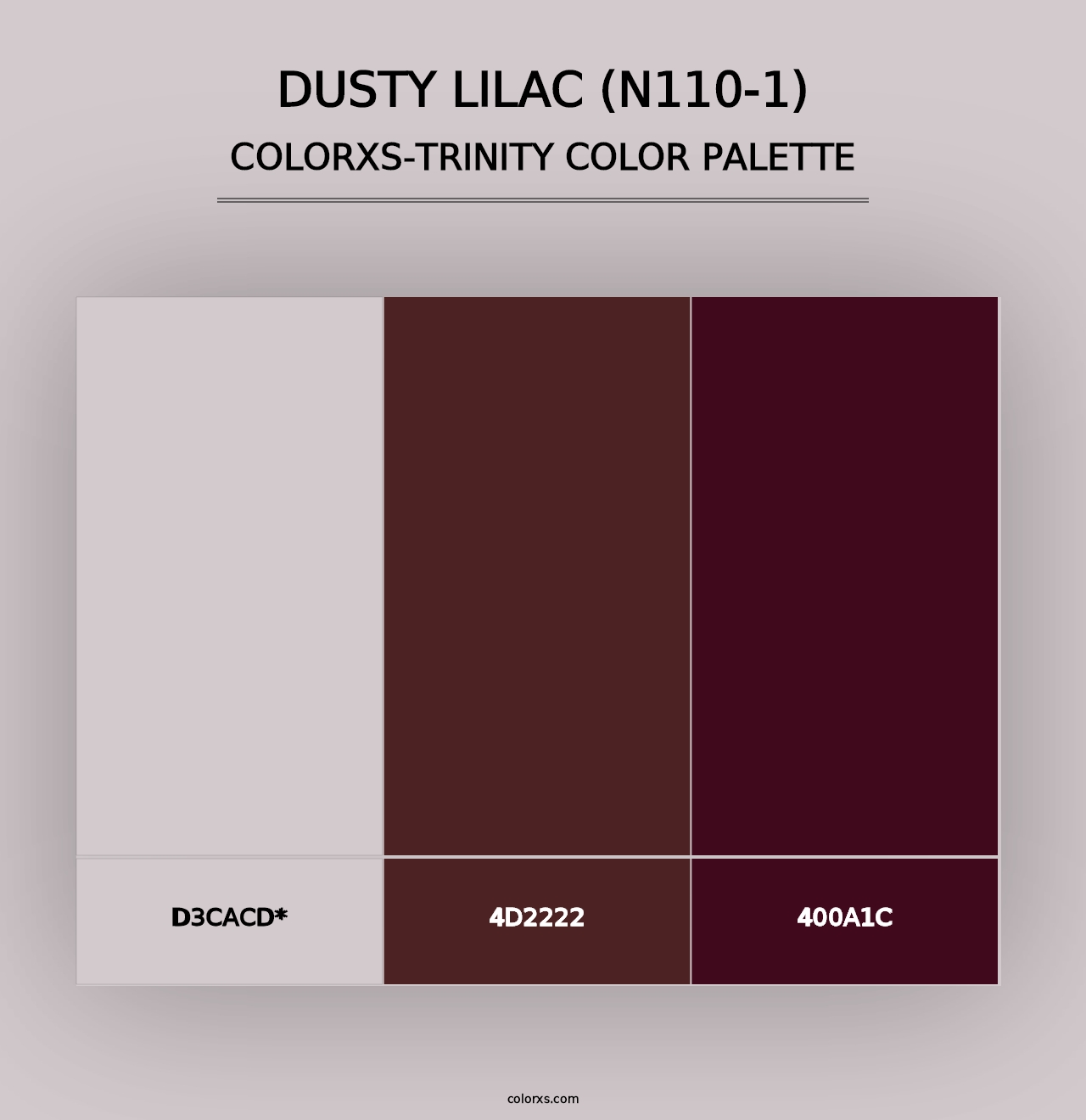 Dusty Lilac (N110-1) - Colorxs Trinity Palette