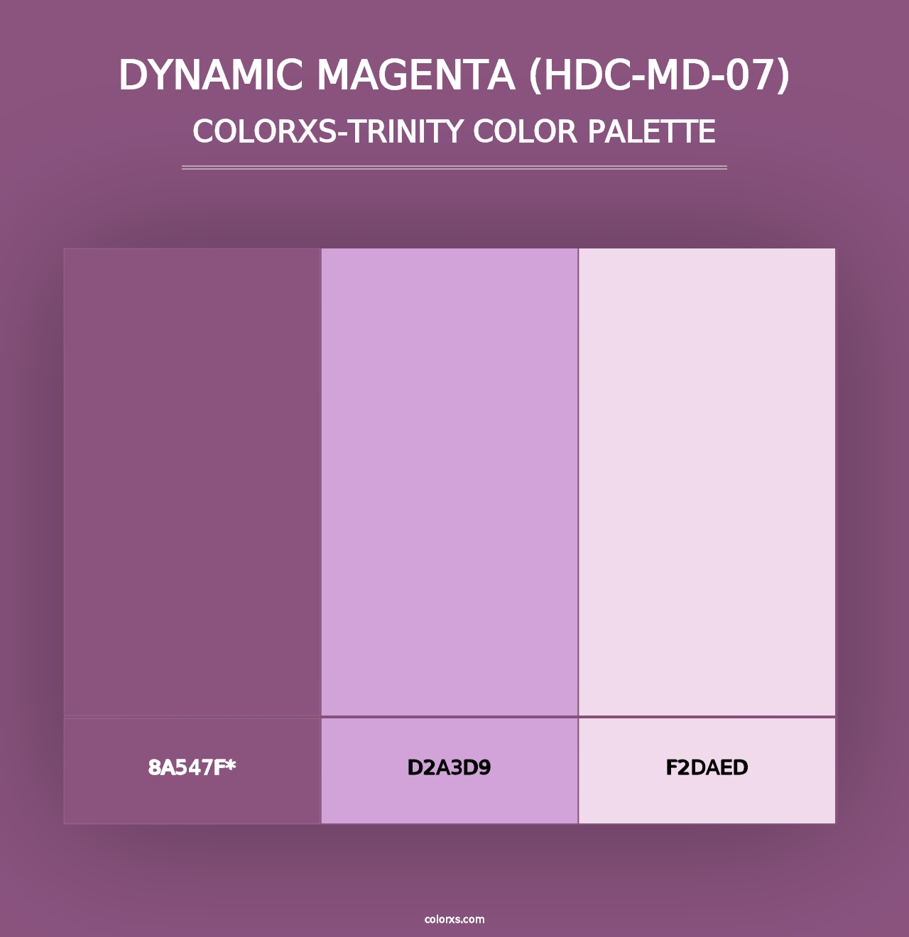 Dynamic Magenta (HDC-MD-07) - Colorxs Trinity Palette