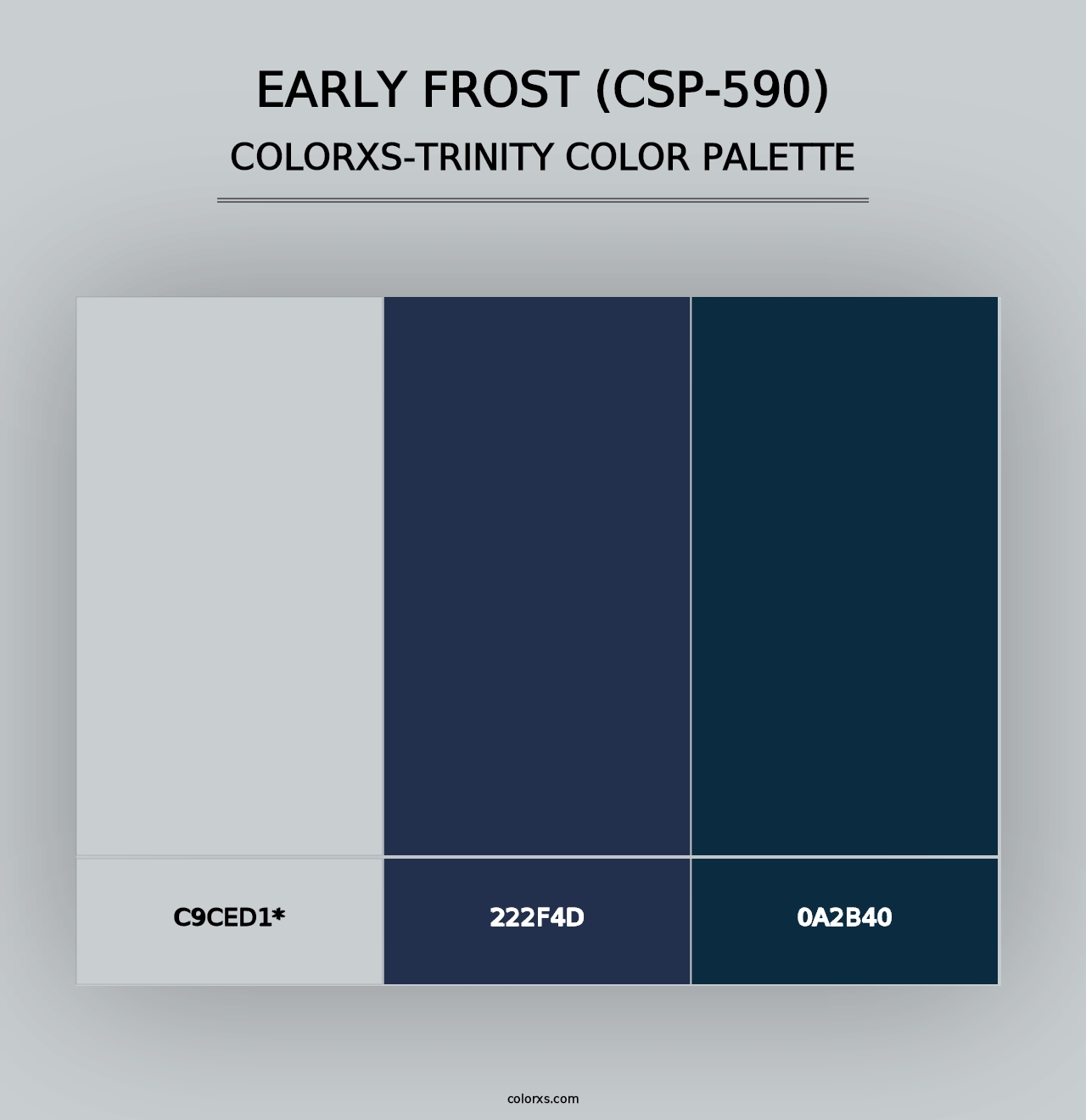 Early Frost (CSP-590) - Colorxs Trinity Palette