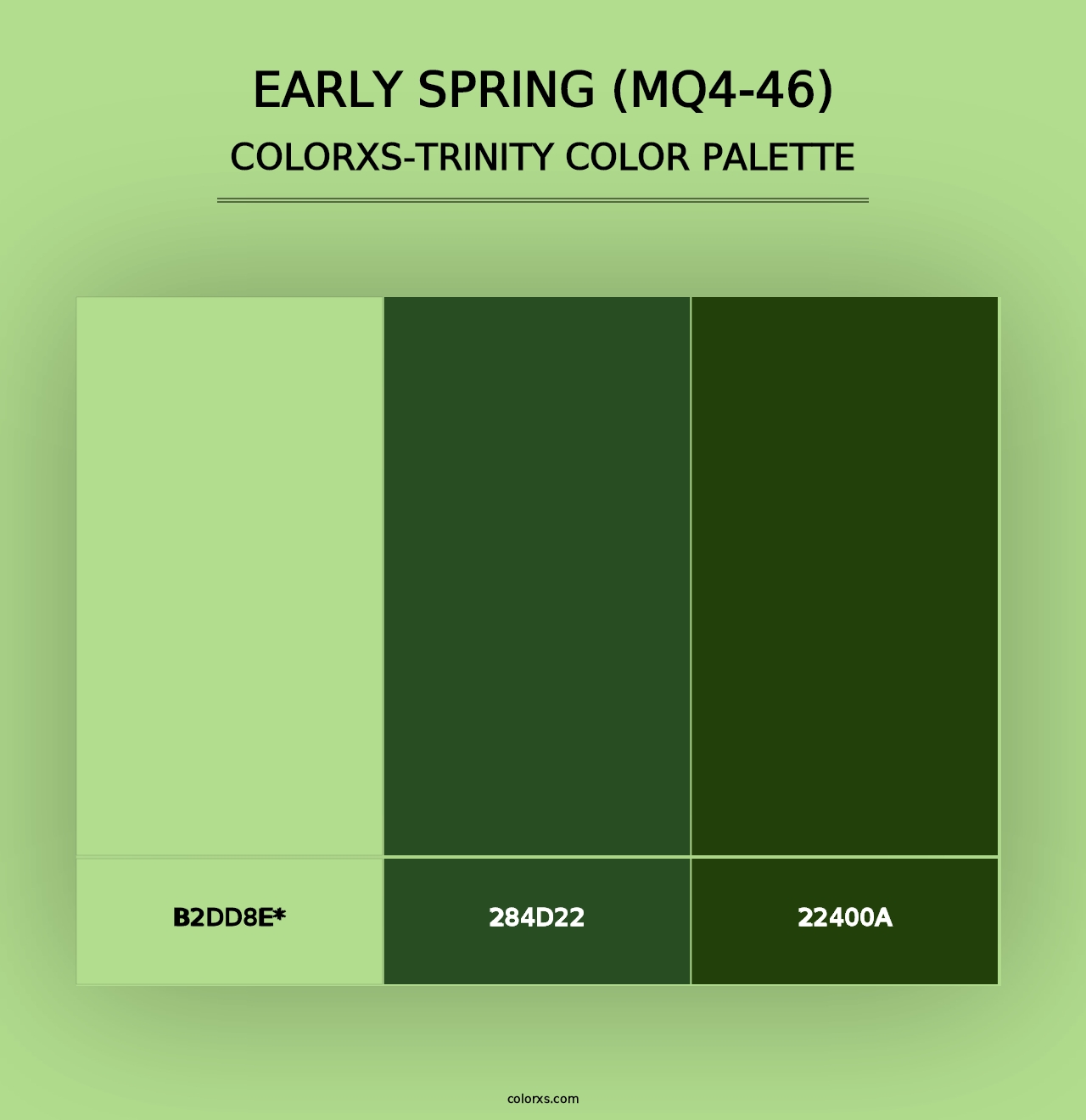 Early Spring (MQ4-46) - Colorxs Trinity Palette