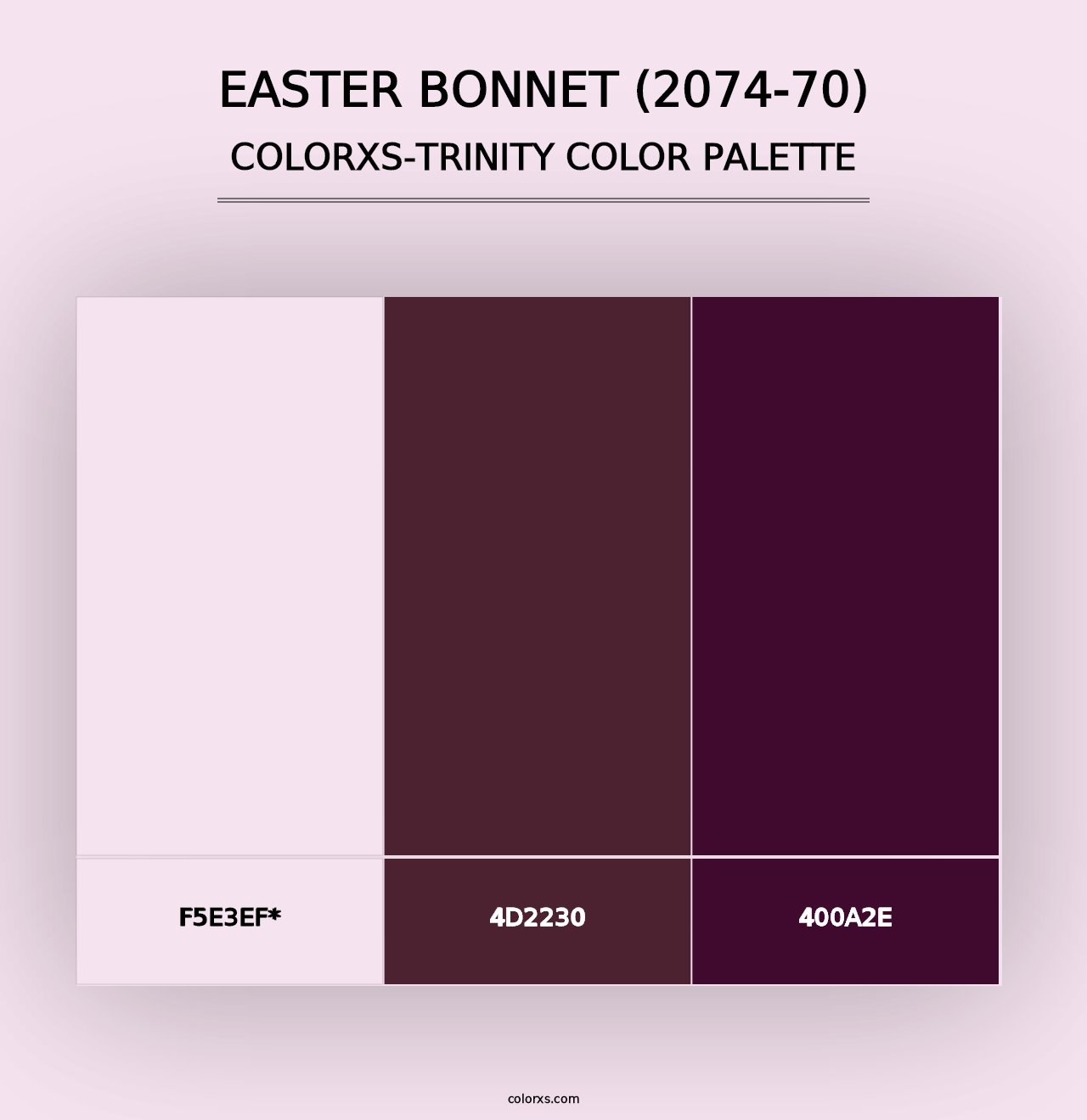 Easter Bonnet (2074-70) - Colorxs Trinity Palette