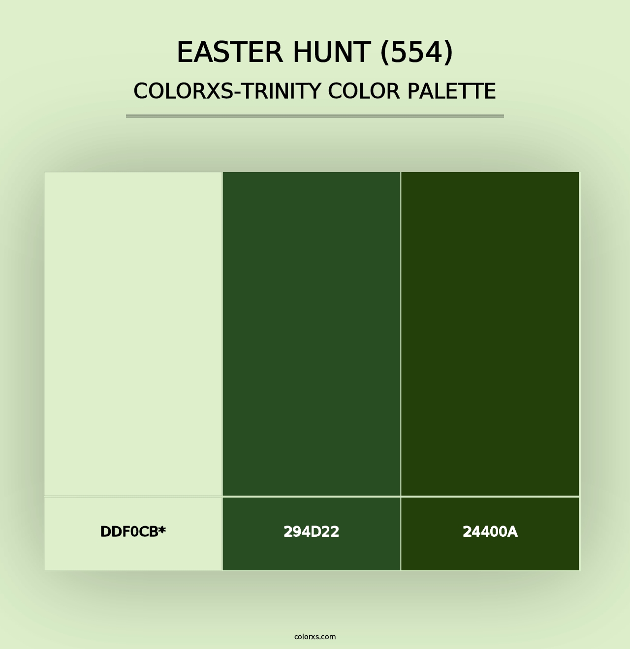 Easter Hunt (554) - Colorxs Trinity Palette