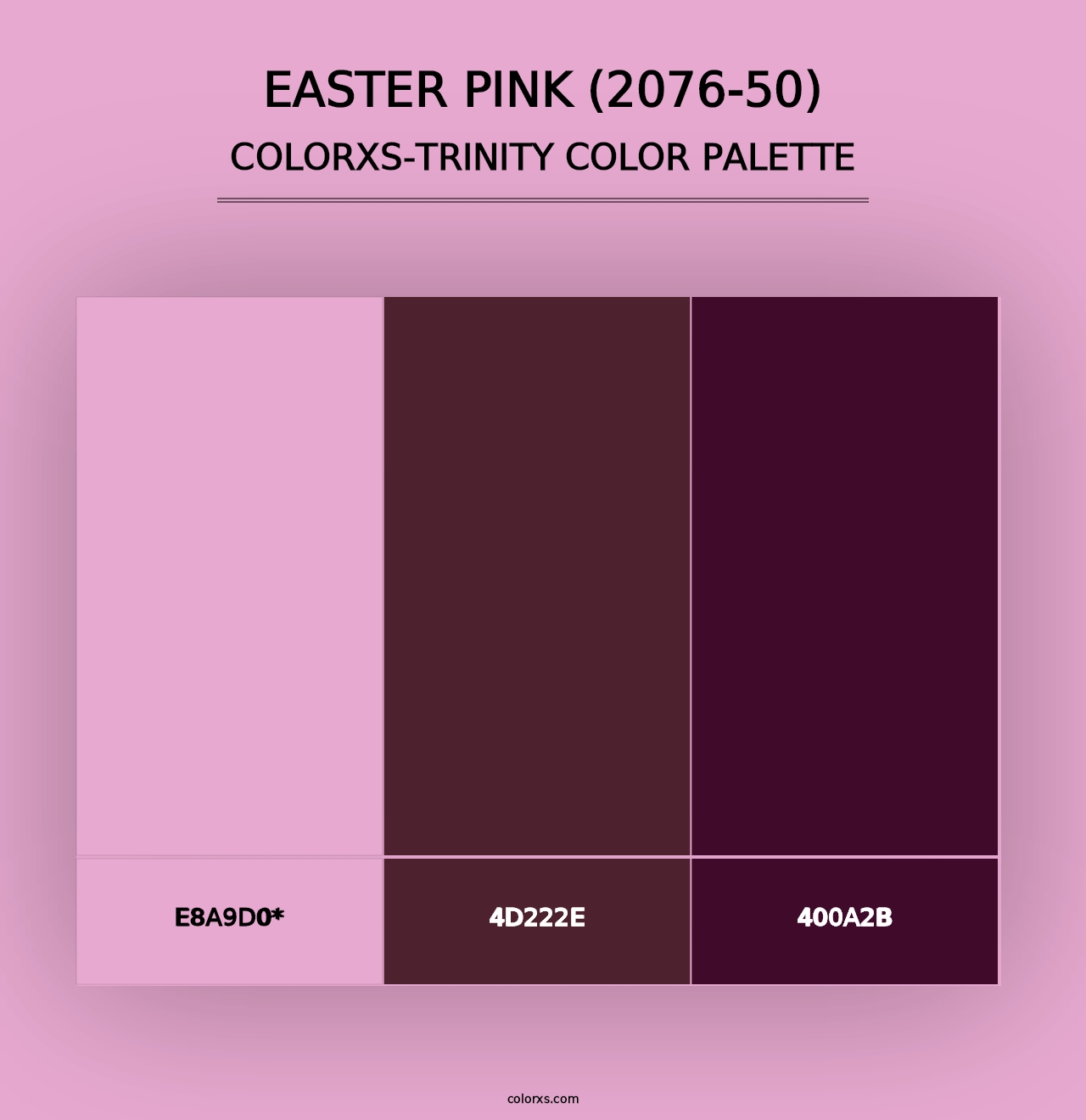 Easter Pink (2076-50) - Colorxs Trinity Palette