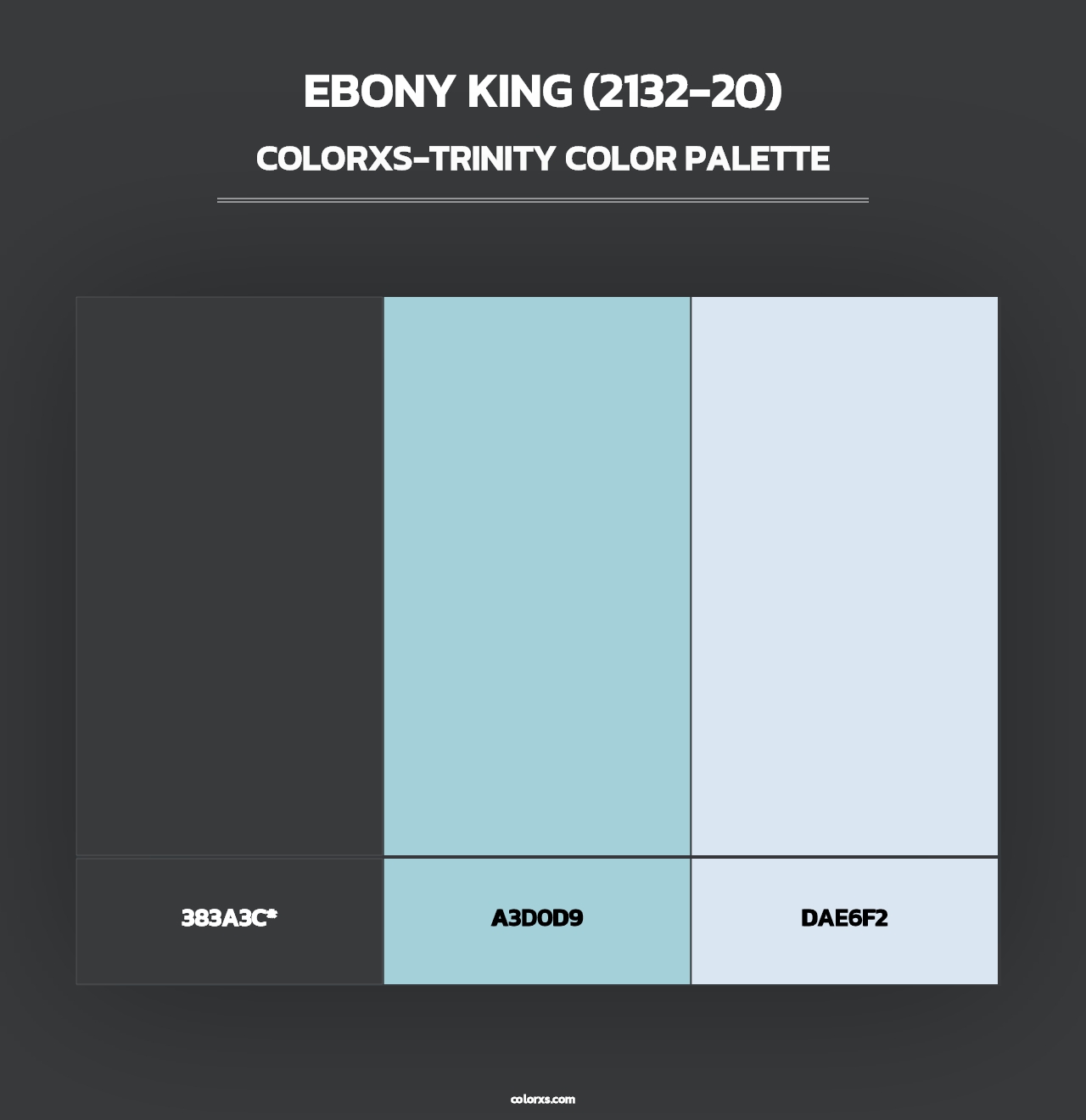 Ebony King (2132-20) - Colorxs Trinity Palette