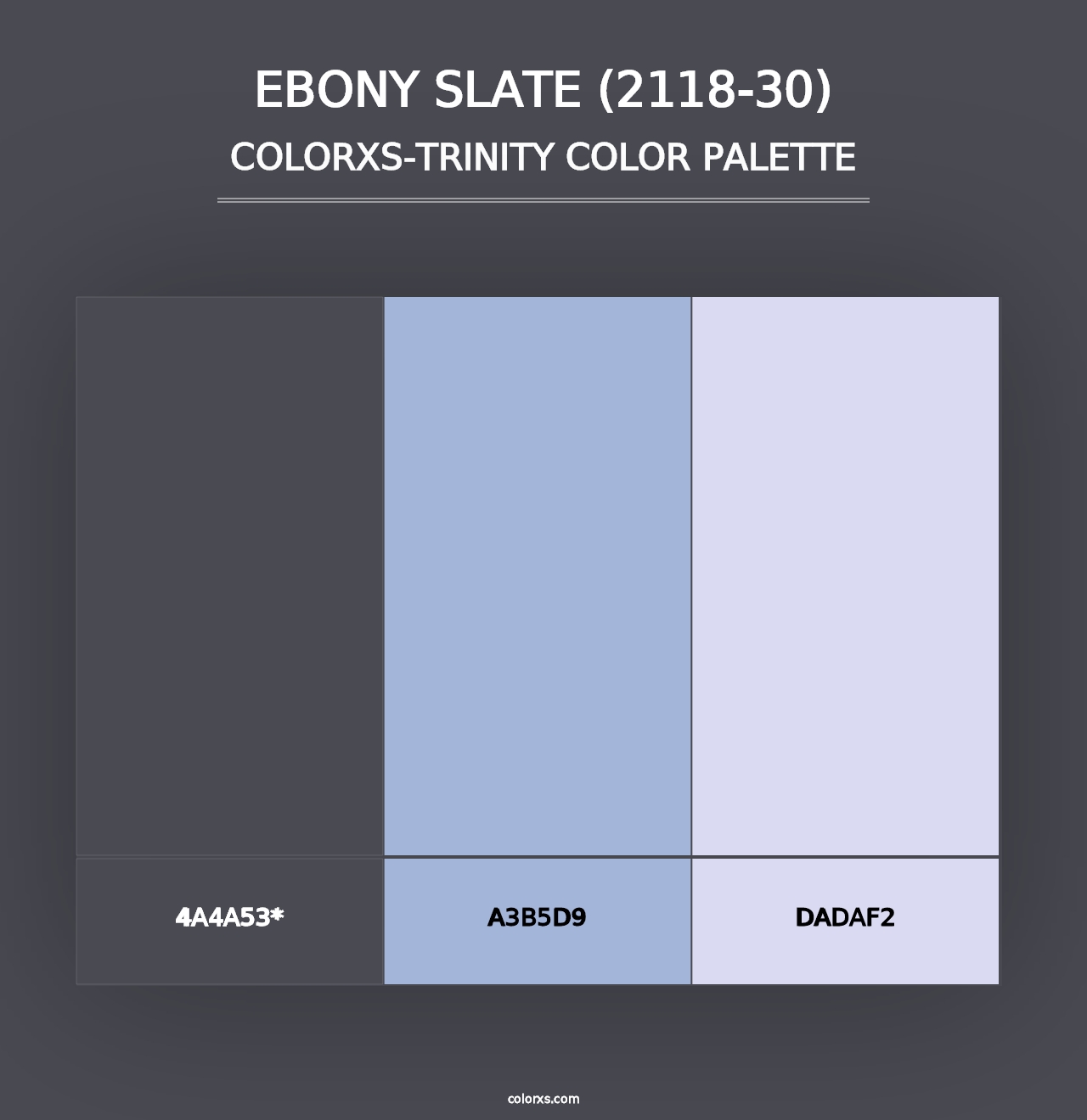 Ebony Slate (2118-30) - Colorxs Trinity Palette