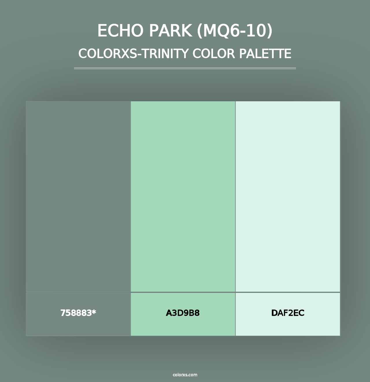 Echo Park (MQ6-10) - Colorxs Trinity Palette