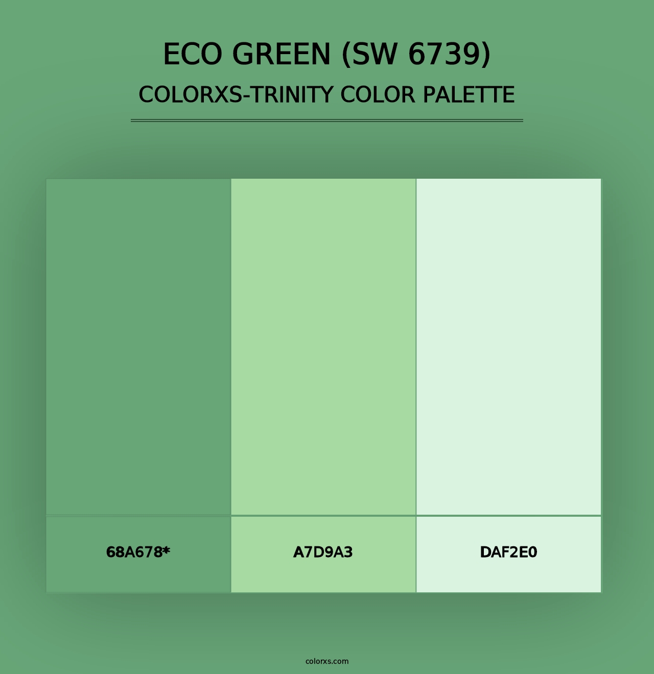 Eco Green (SW 6739) - Colorxs Trinity Palette