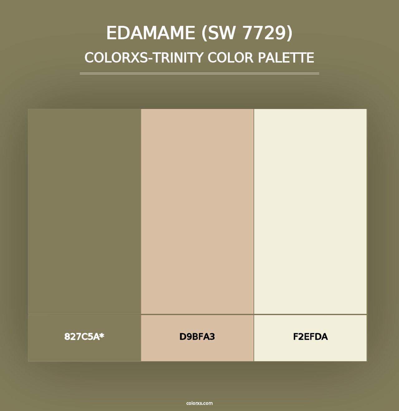 Edamame (SW 7729) - Colorxs Trinity Palette