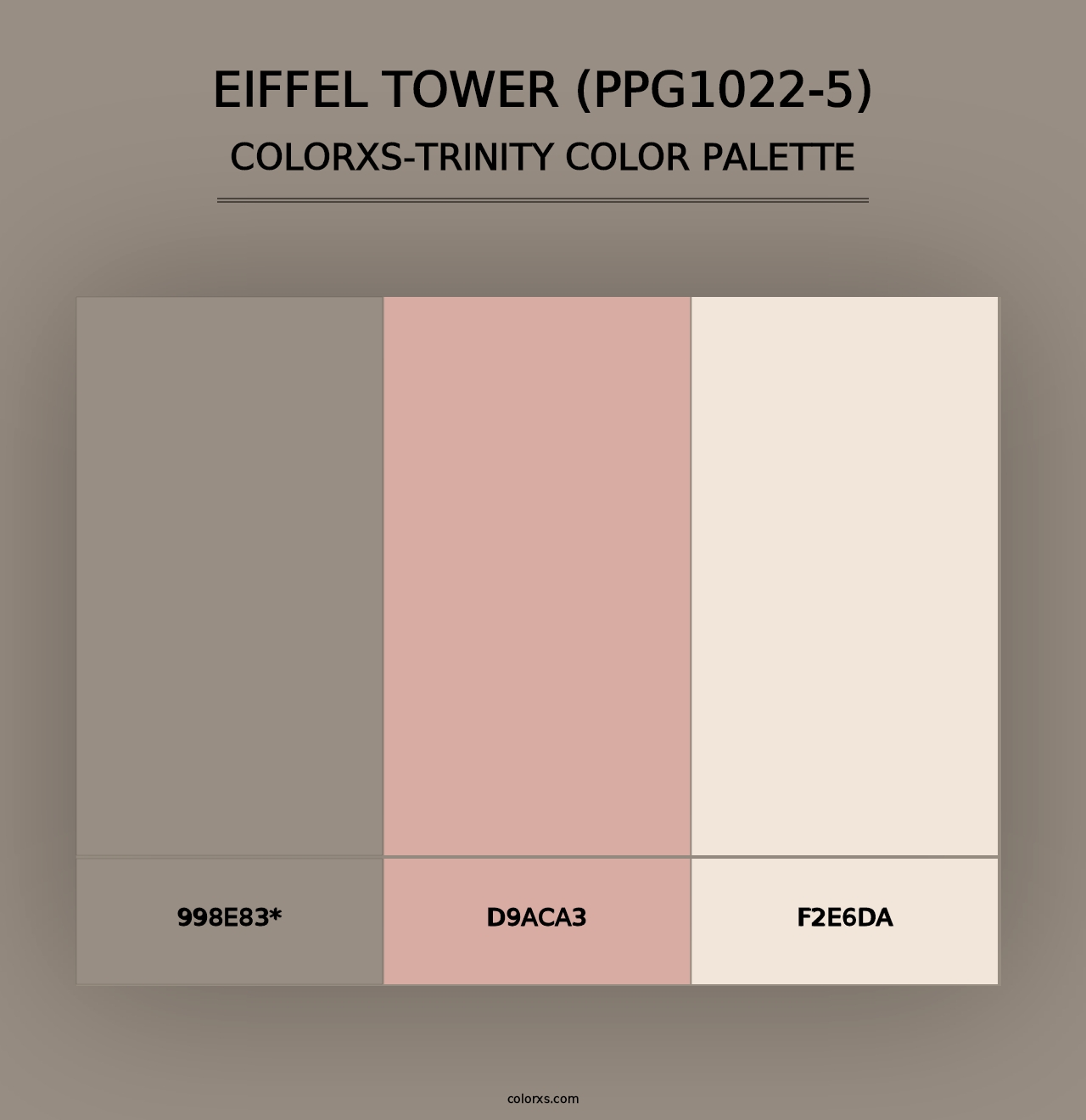 Eiffel Tower (PPG1022-5) - Colorxs Trinity Palette