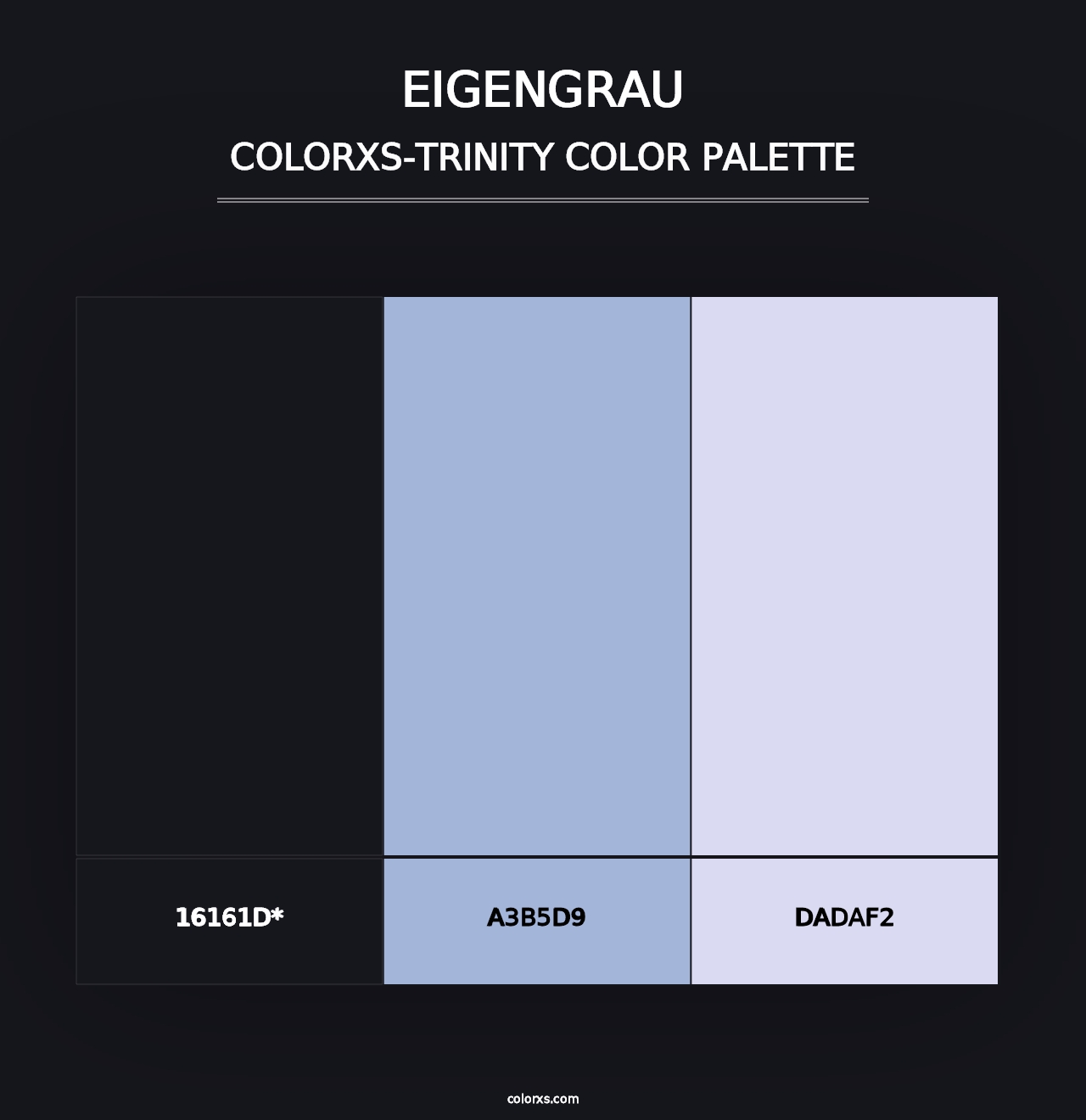 Eigengrau - Colorxs Trinity Palette