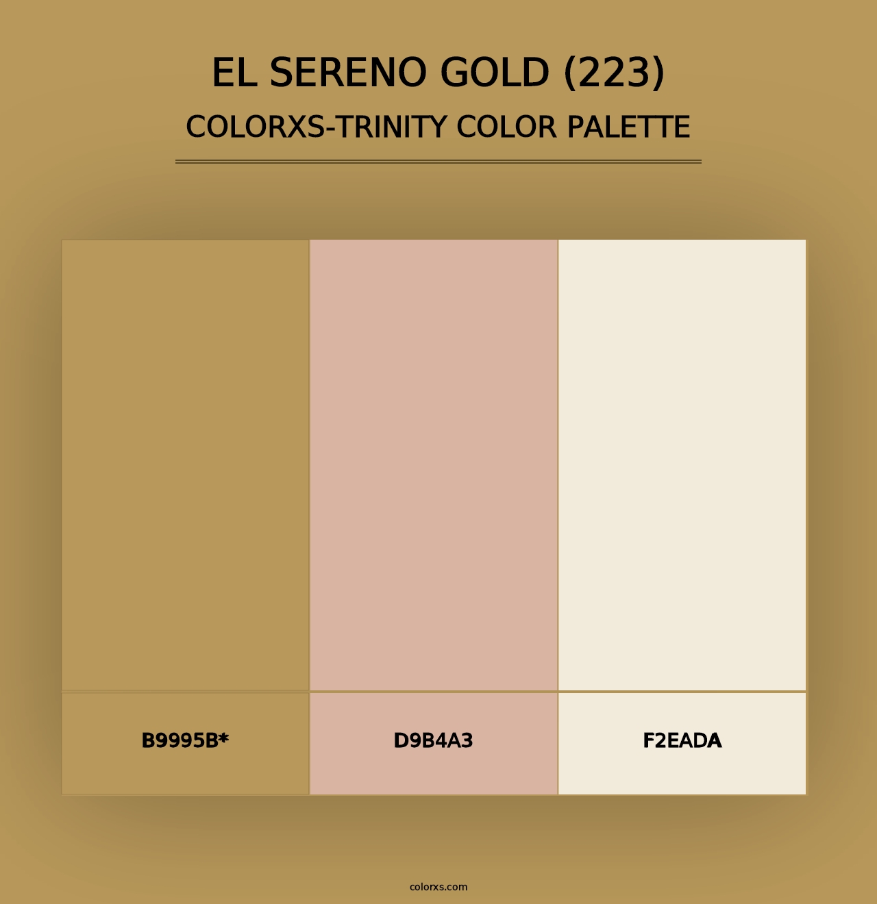 El Sereno Gold (223) - Colorxs Trinity Palette