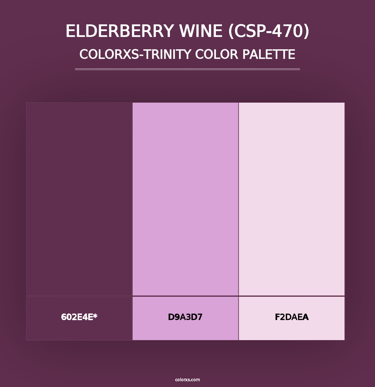 Elderberry Wine (CSP-470) - Colorxs Trinity Palette