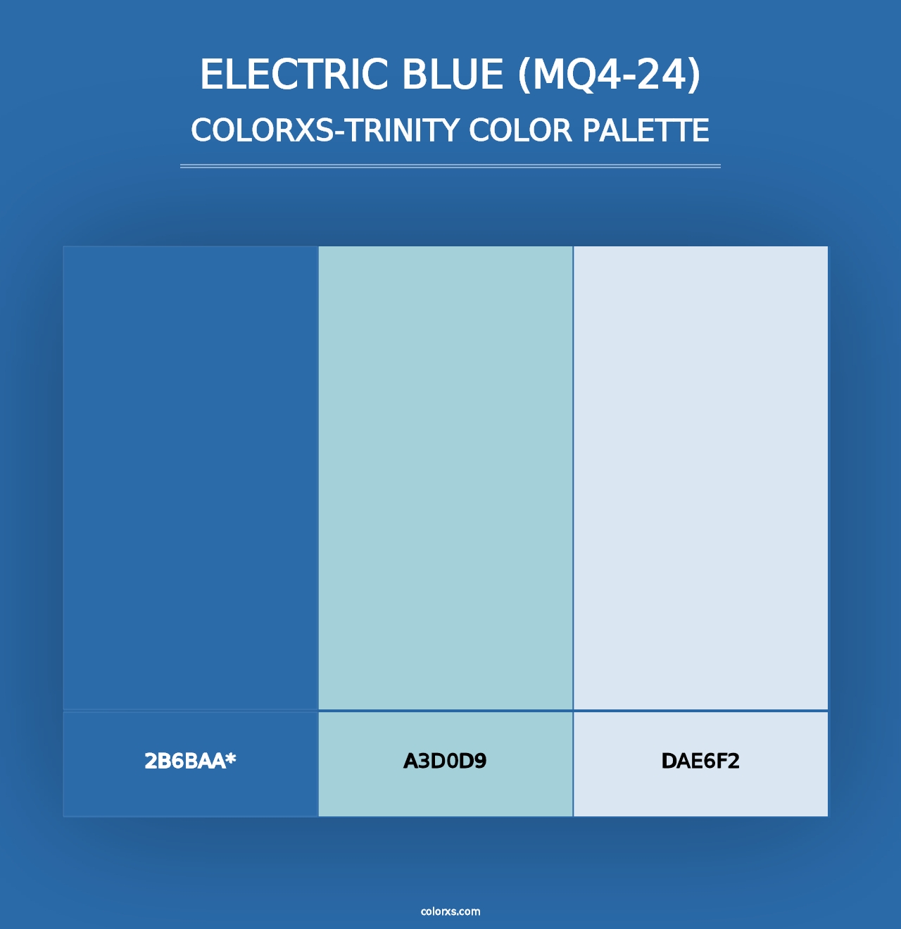 Electric Blue (MQ4-24) - Colorxs Trinity Palette