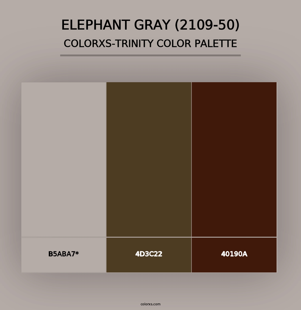 Elephant Gray (2109-50) - Colorxs Trinity Palette