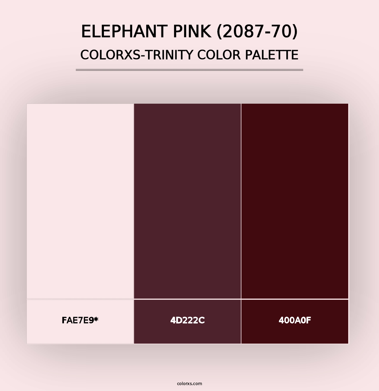 Elephant Pink (2087-70) - Colorxs Trinity Palette