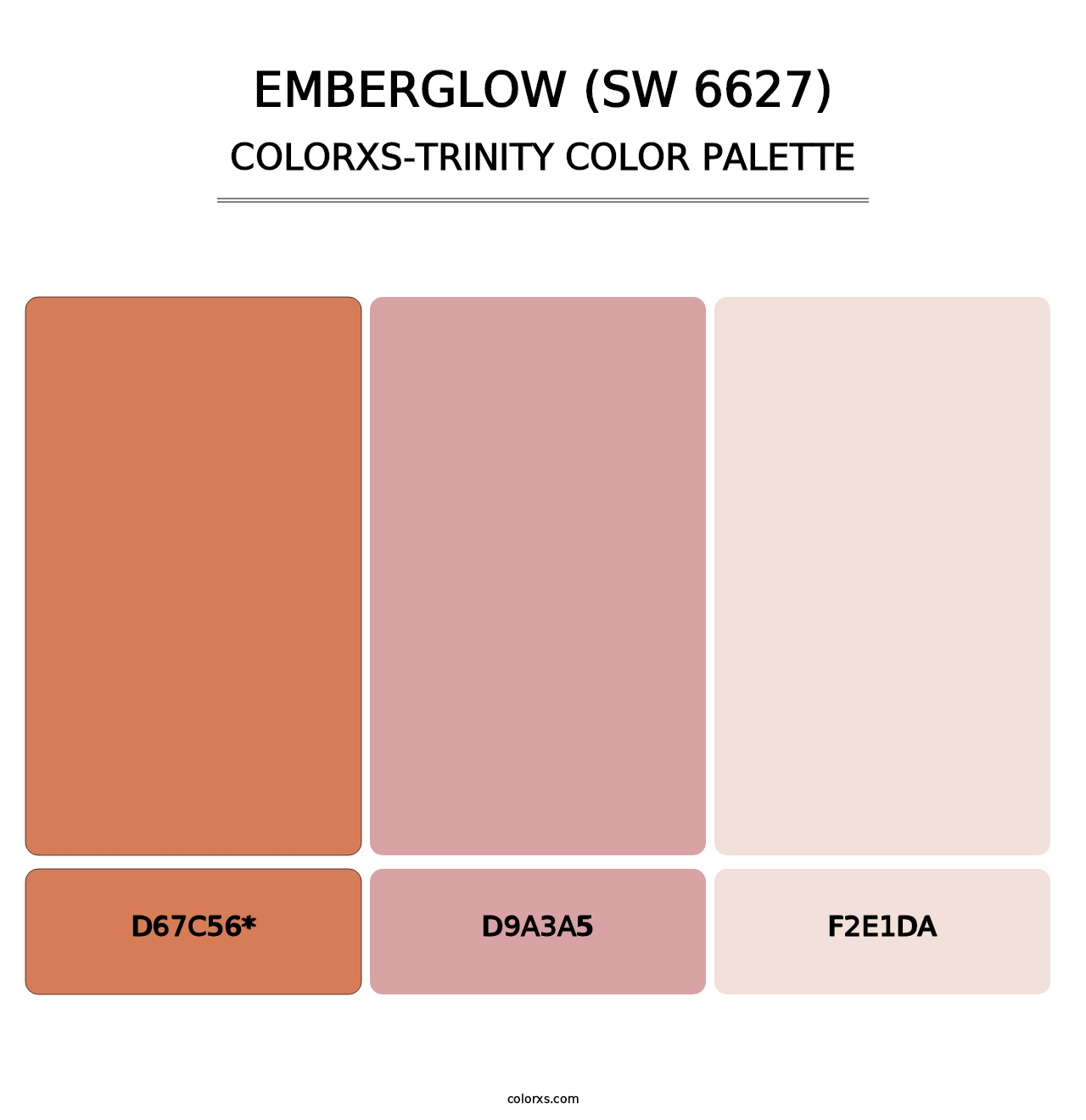 Emberglow (SW 6627) - Colorxs Trinity Palette