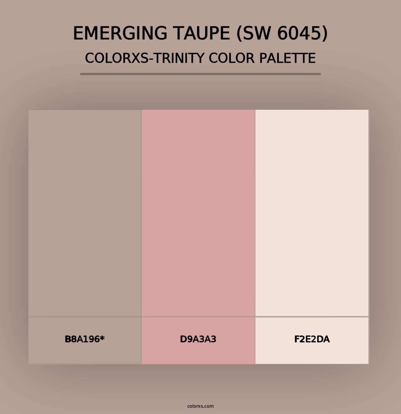 Emerging Taupe (SW 6045) - Colorxs Trinity Palette