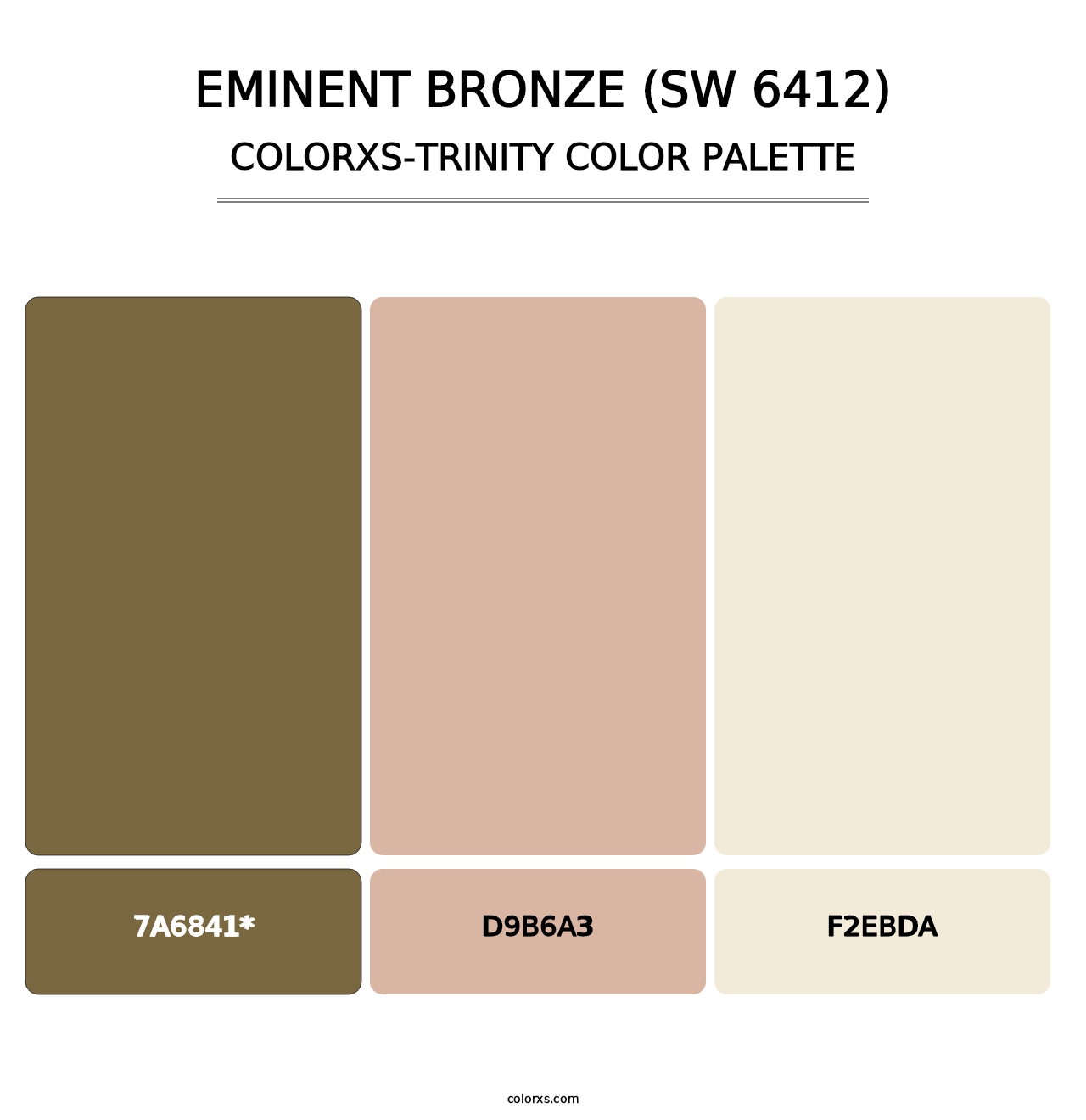 Eminent Bronze (SW 6412) - Colorxs Trinity Palette