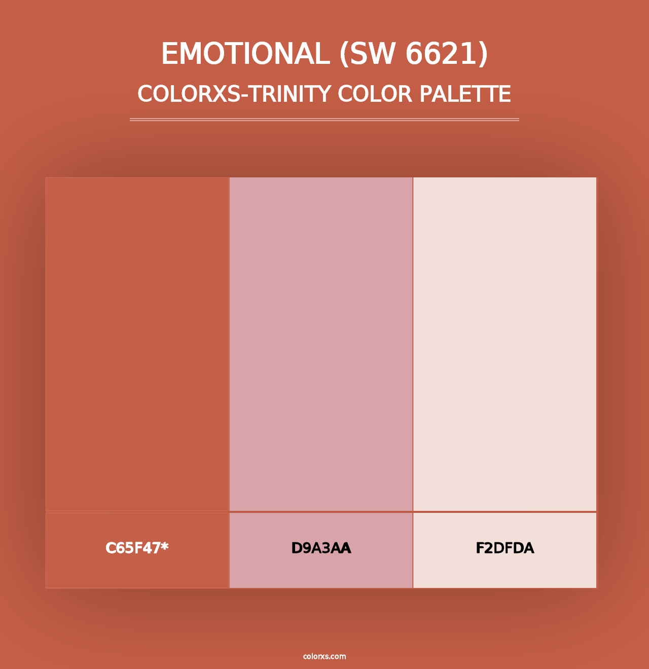 Emotional (SW 6621) - Colorxs Trinity Palette