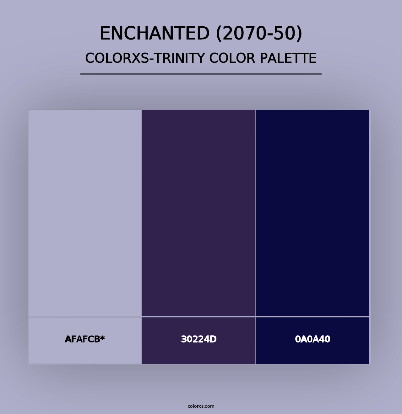 Enchanted (2070-50) - Colorxs Trinity Palette