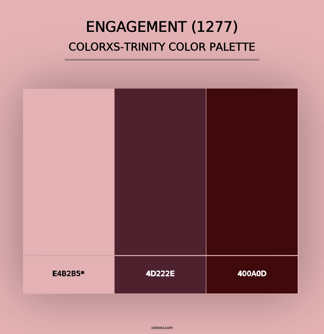 Engagement (1277) - Colorxs Trinity Palette