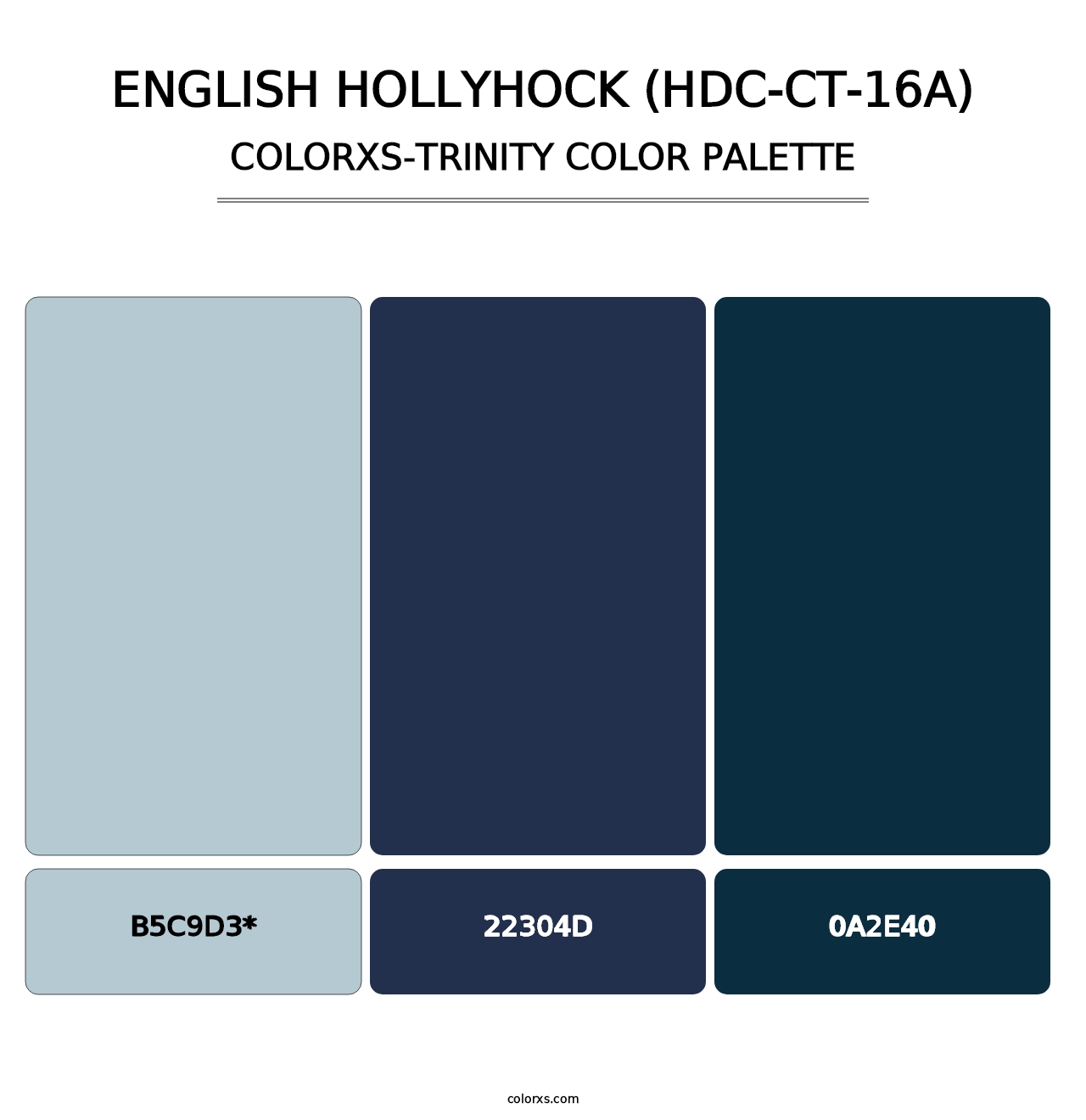 English Hollyhock (HDC-CT-16A) - Colorxs Trinity Palette