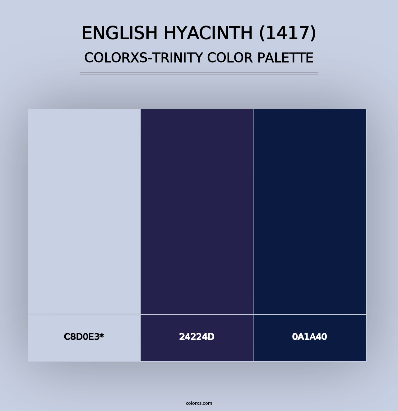 English Hyacinth (1417) - Colorxs Trinity Palette