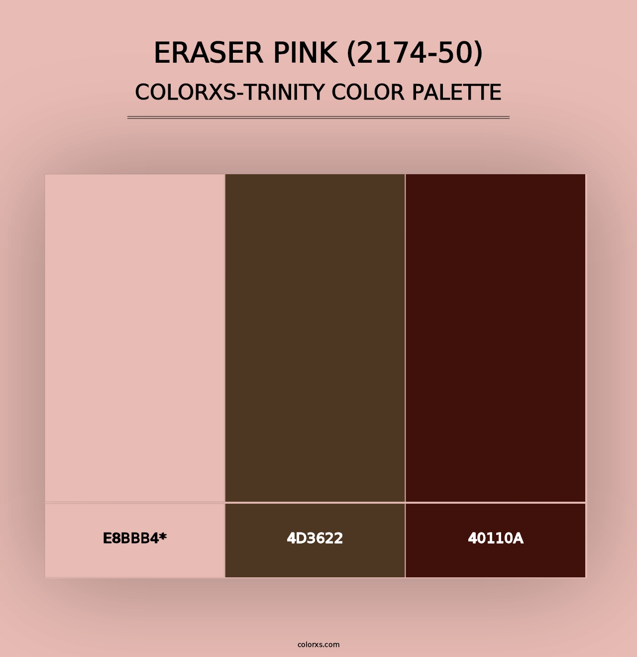 Eraser Pink (2174-50) - Colorxs Trinity Palette