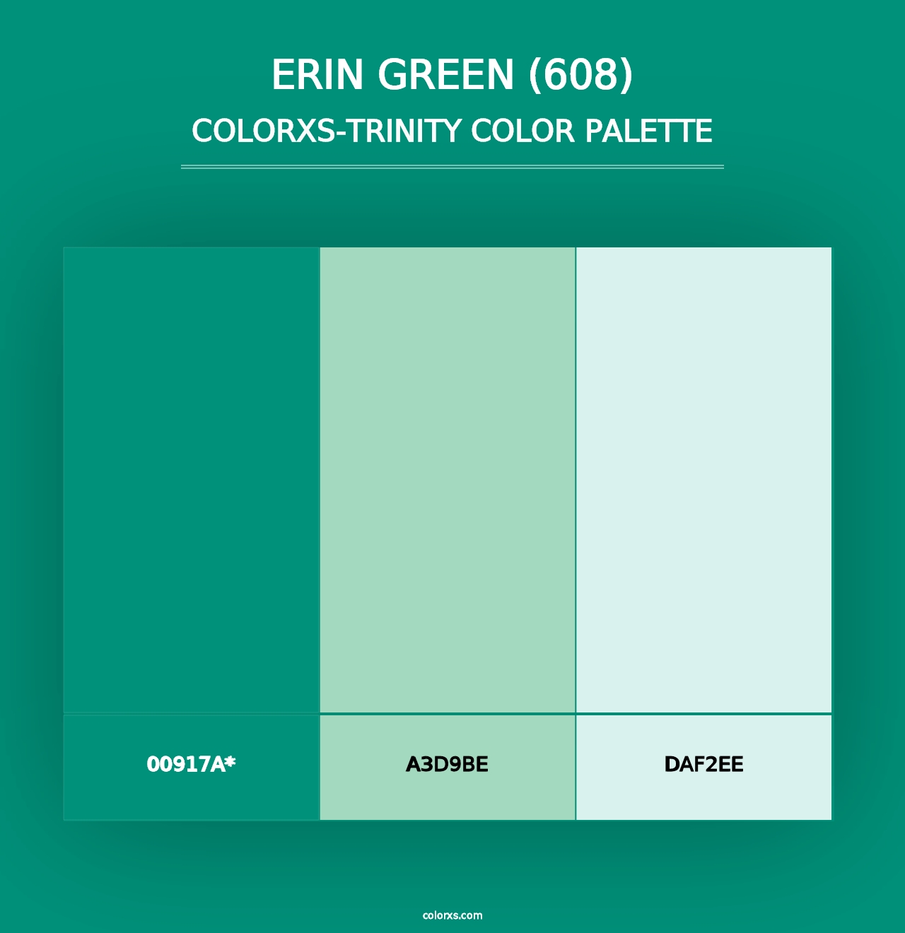 Erin Green (608) - Colorxs Trinity Palette