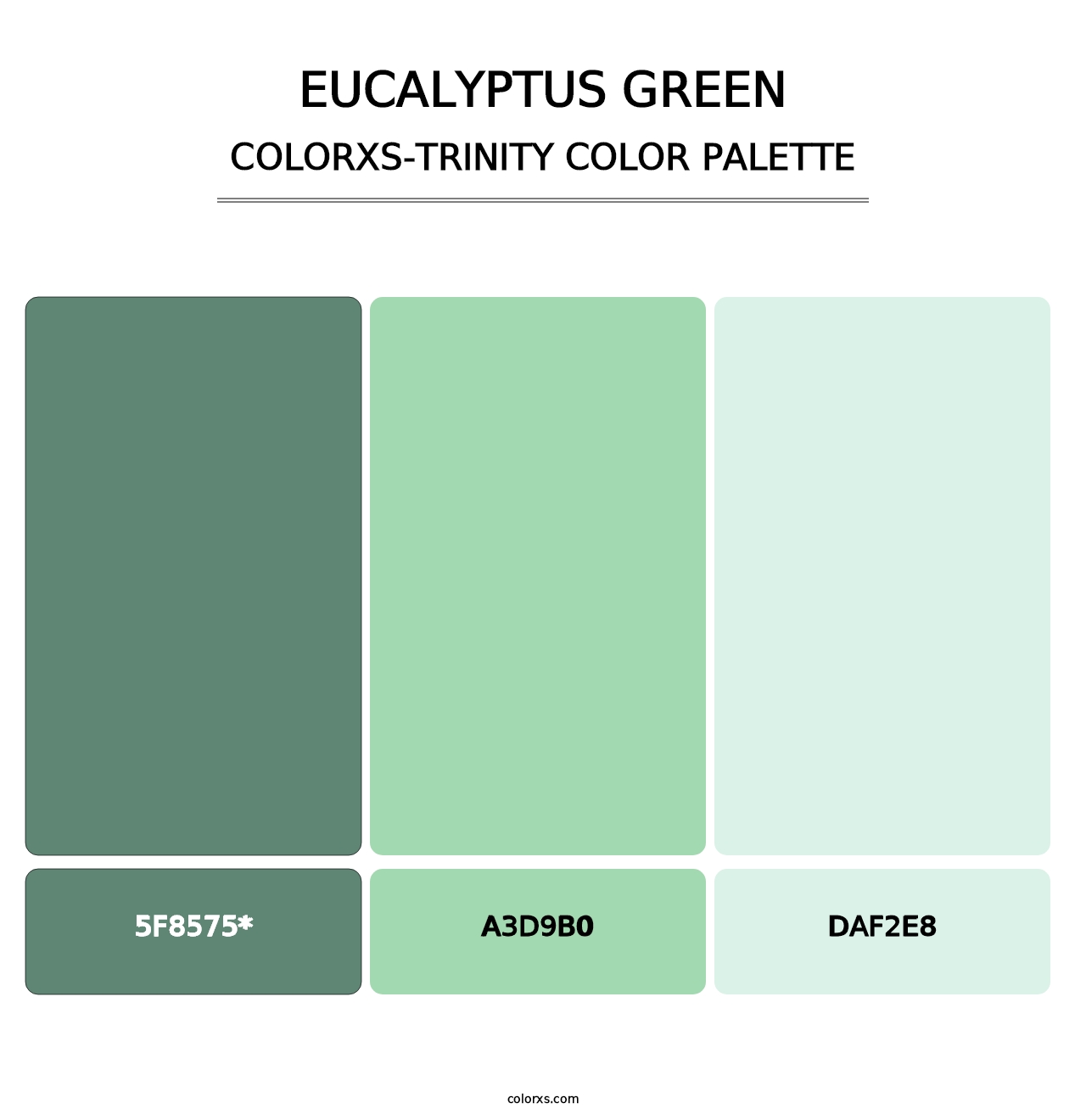 Eucalyptus Green - Colorxs Trinity Palette