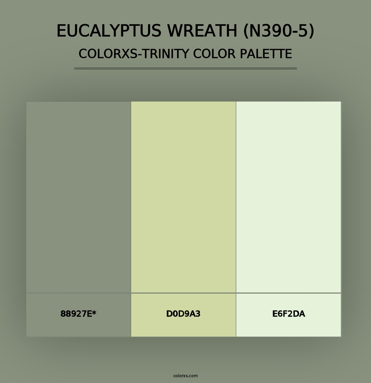 Eucalyptus Wreath (N390-5) - Colorxs Trinity Palette