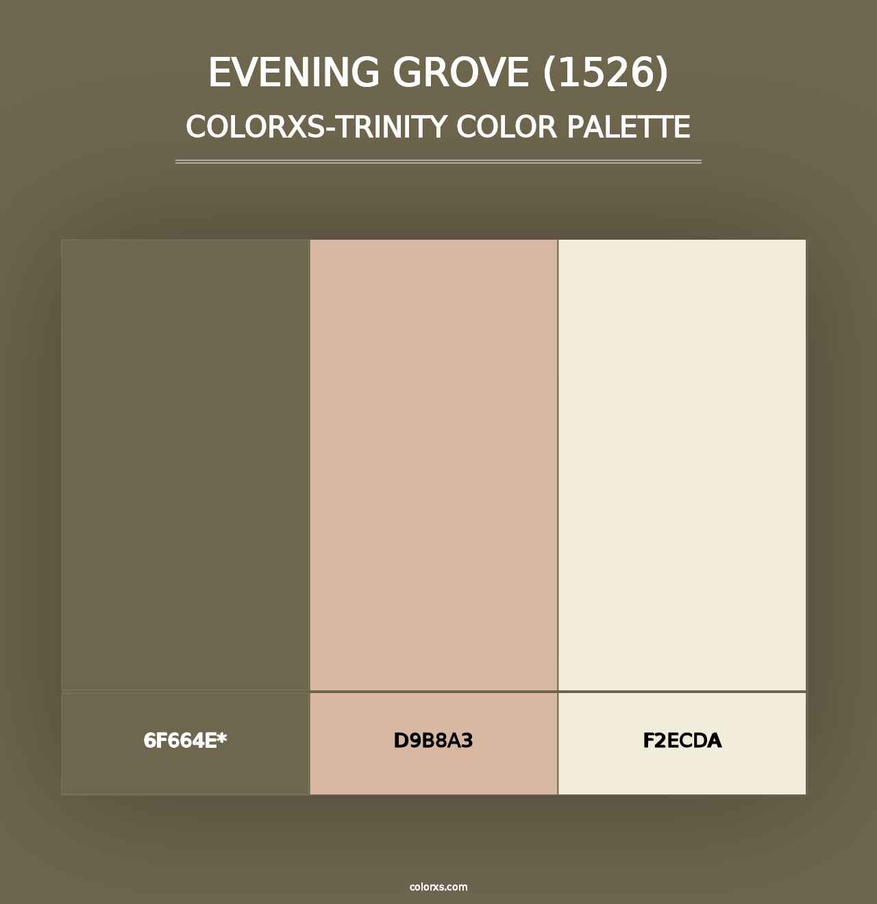 Evening Grove (1526) - Colorxs Trinity Palette