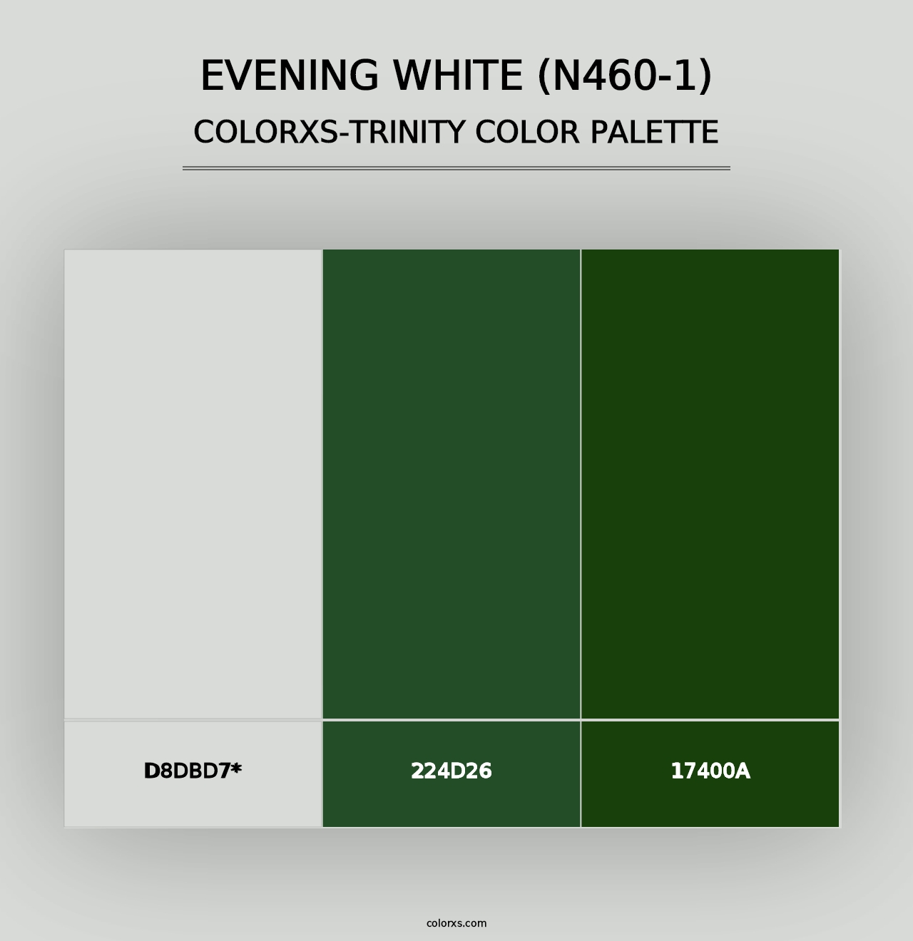 Evening White (N460-1) - Colorxs Trinity Palette