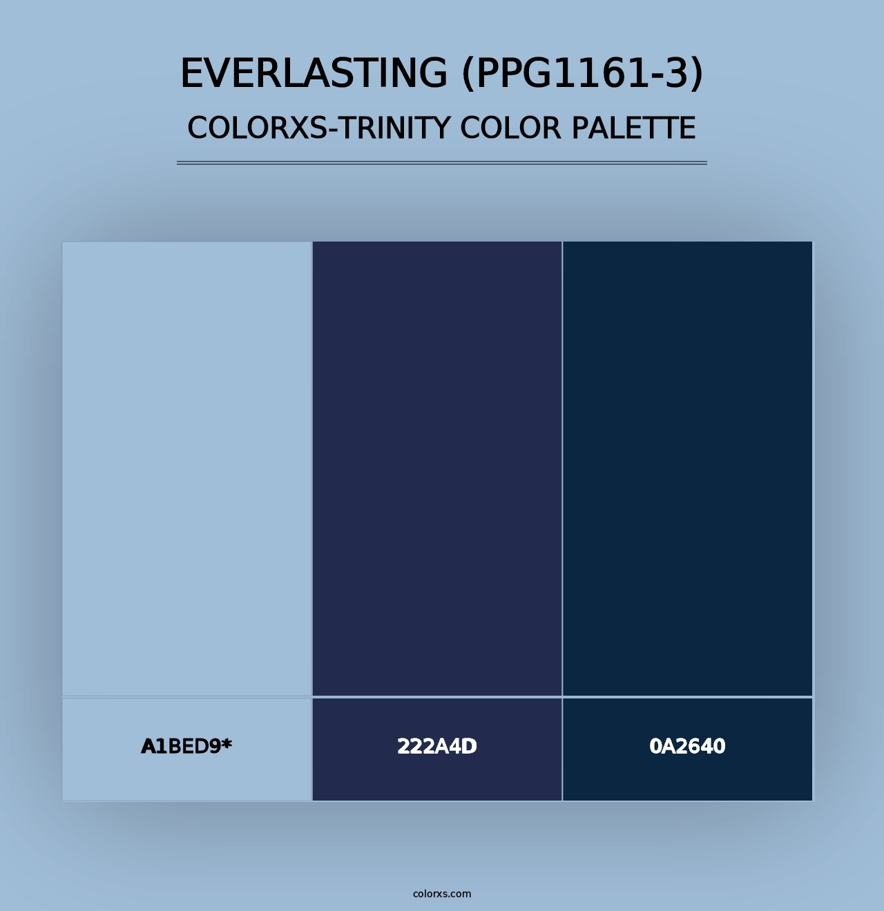 Everlasting (PPG1161-3) - Colorxs Trinity Palette