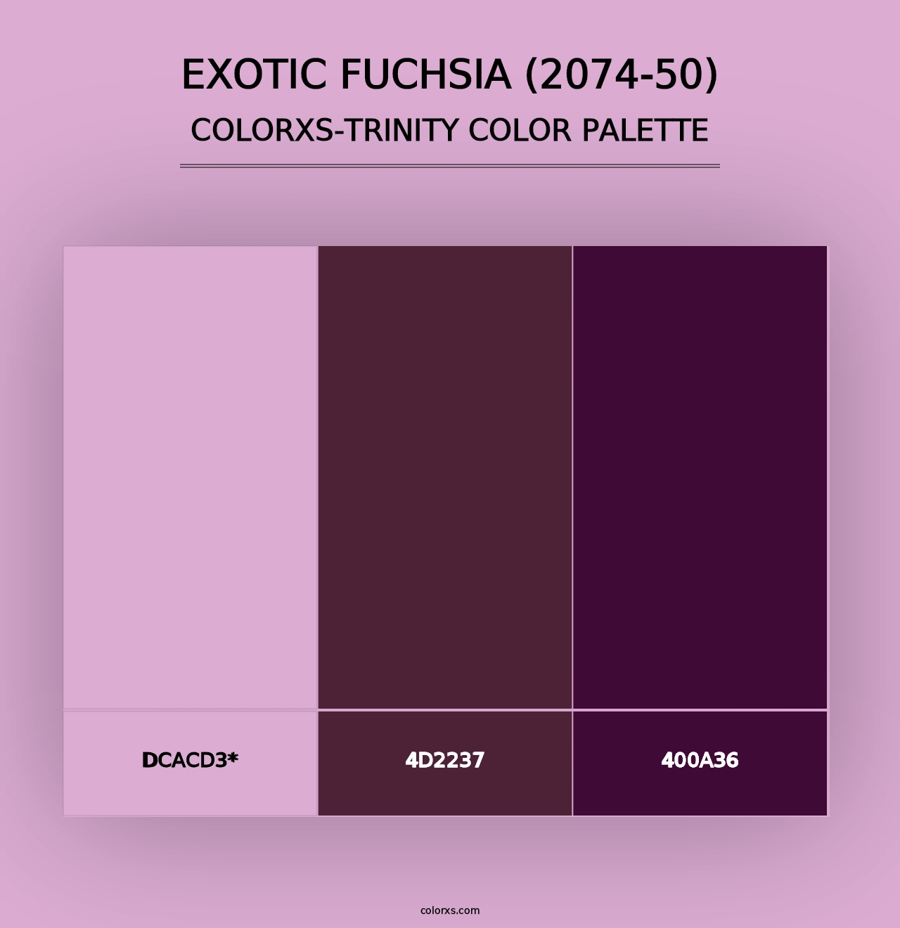 Exotic Fuchsia (2074-50) - Colorxs Trinity Palette