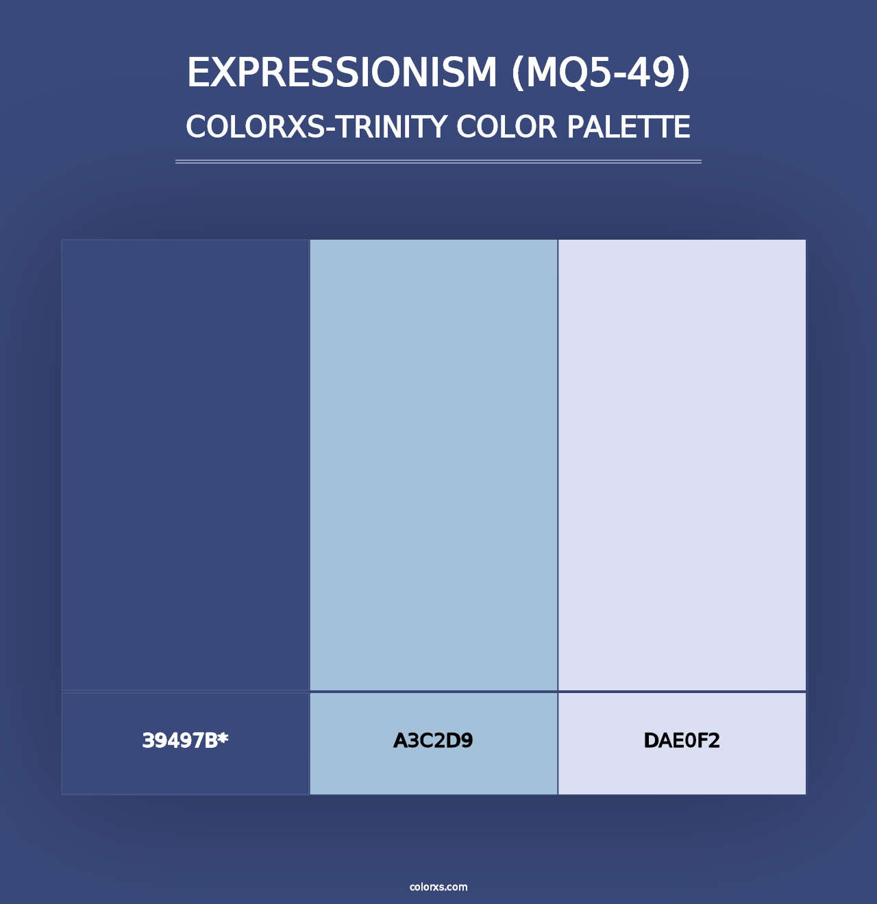 Expressionism (MQ5-49) - Colorxs Trinity Palette