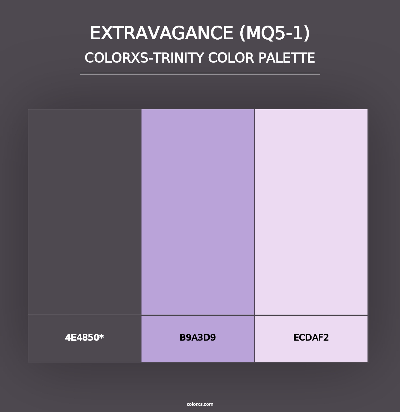 Extravagance (MQ5-1) - Colorxs Trinity Palette