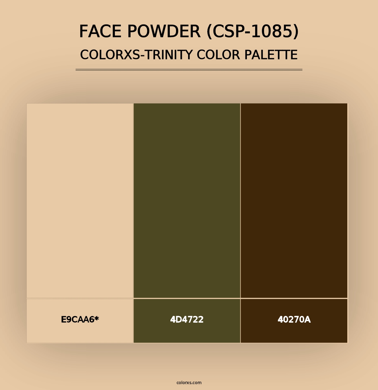 Face Powder (CSP-1085) - Colorxs Trinity Palette