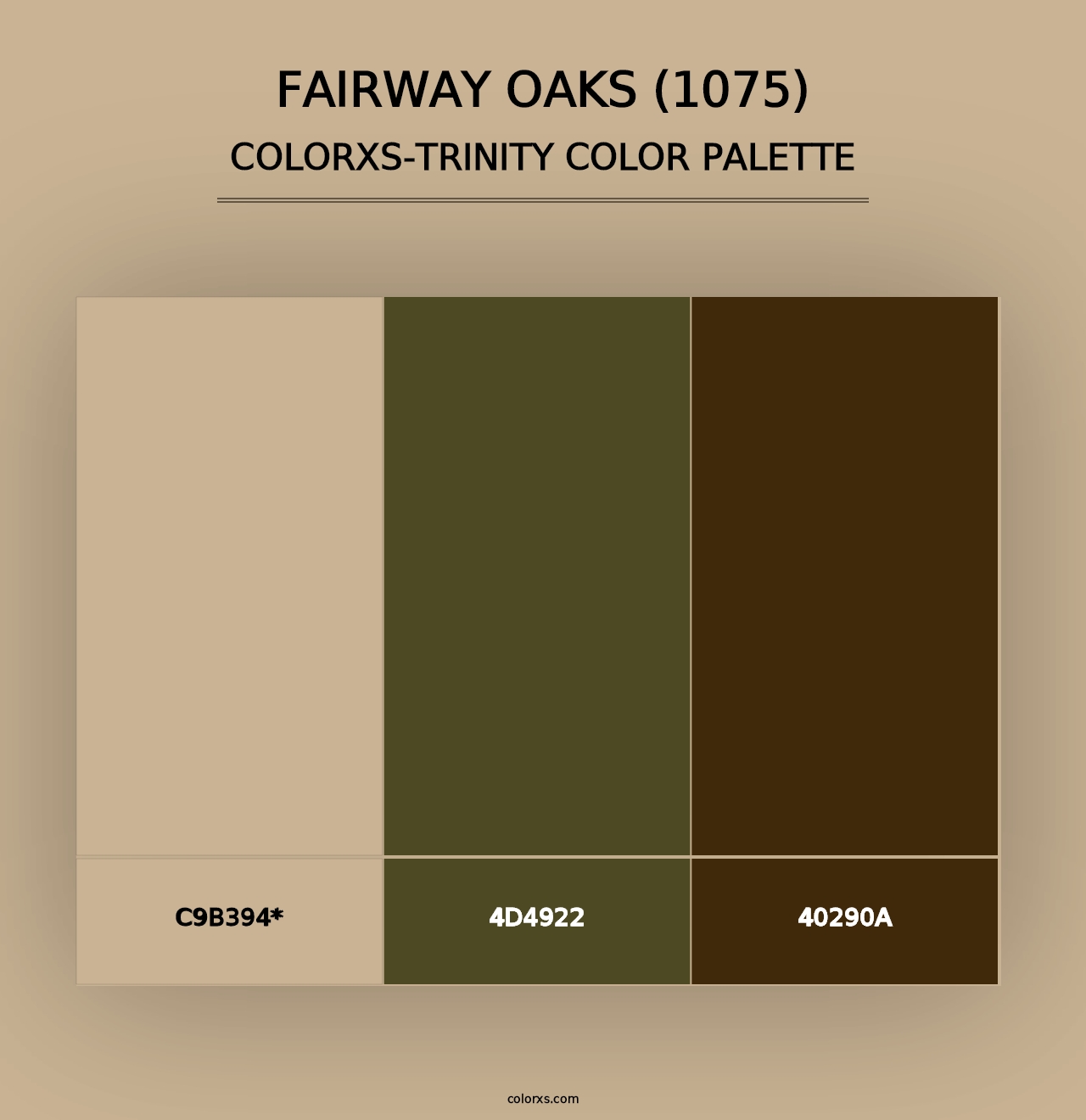 Fairway Oaks (1075) - Colorxs Trinity Palette