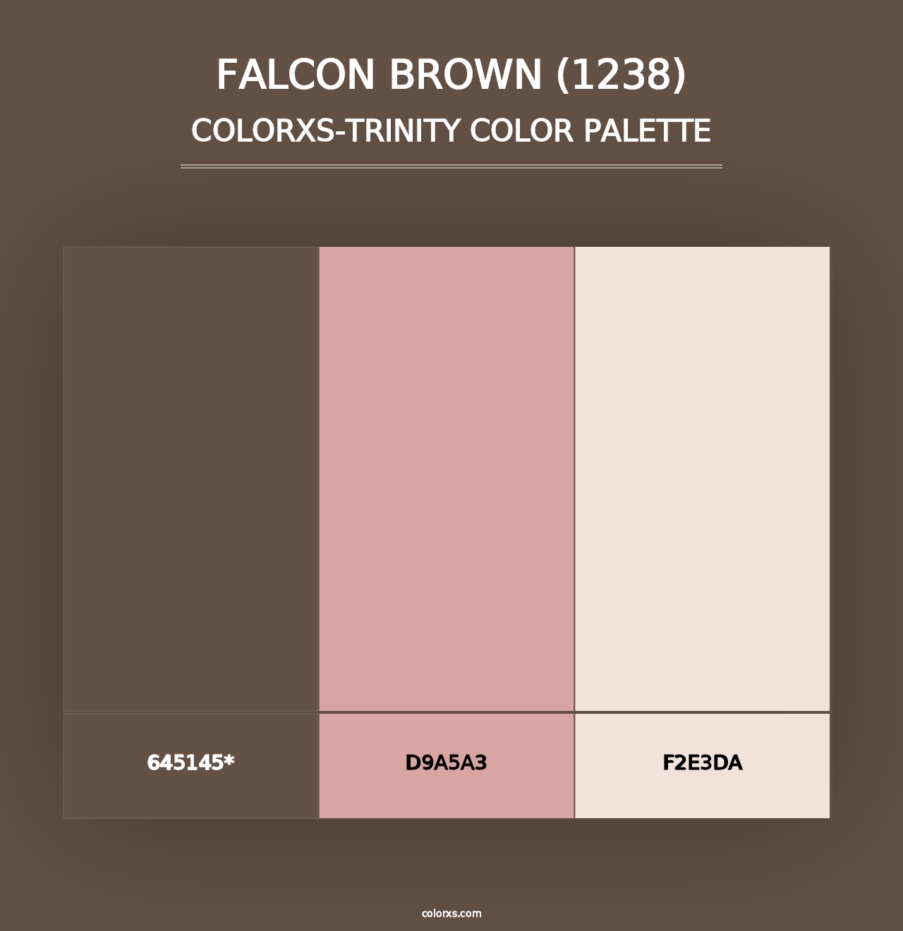 Falcon Brown (1238) - Colorxs Trinity Palette