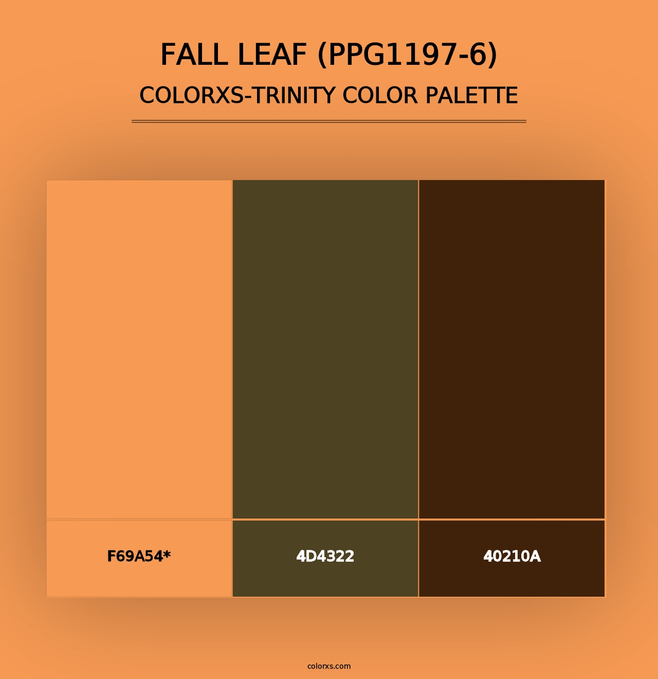 Fall Leaf (PPG1197-6) - Colorxs Trinity Palette