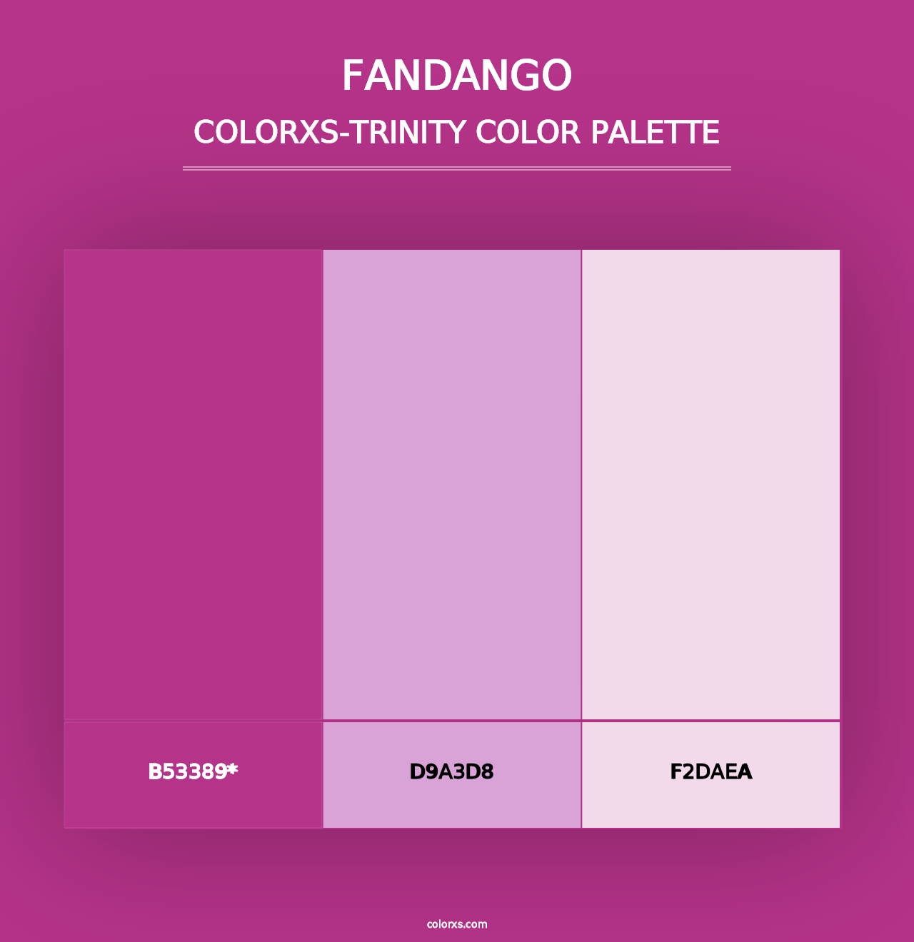 Fandango - Colorxs Trinity Palette