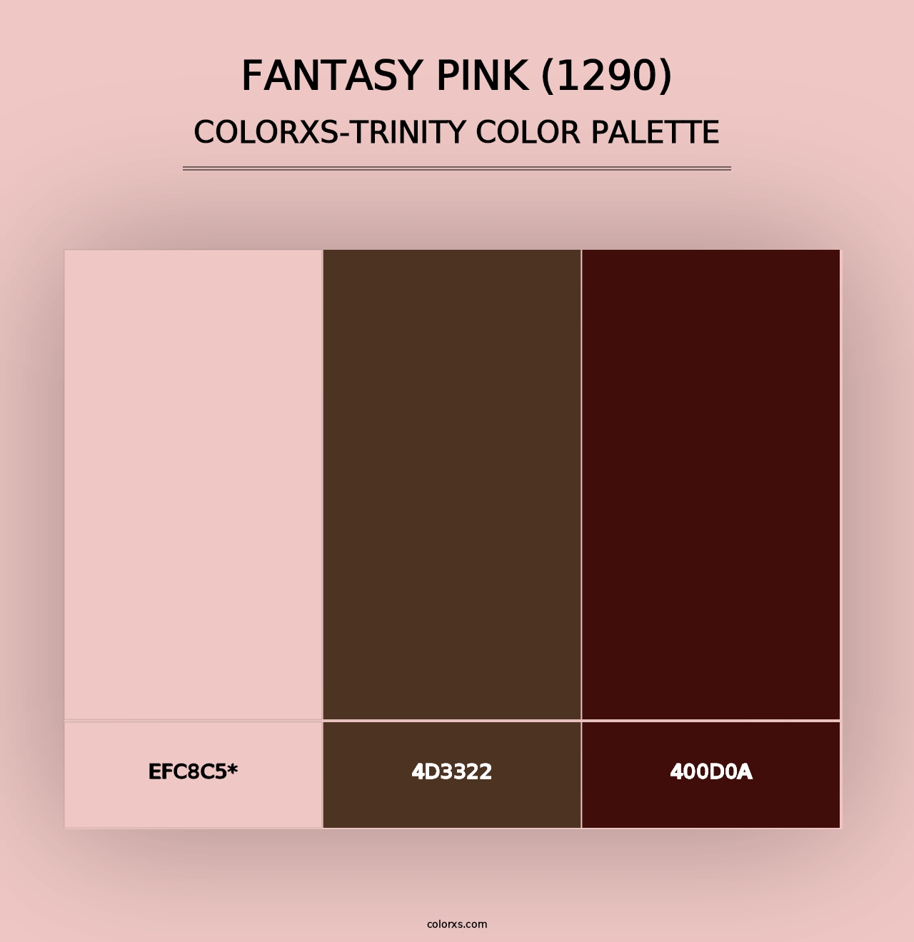 Fantasy Pink (1290) - Colorxs Trinity Palette