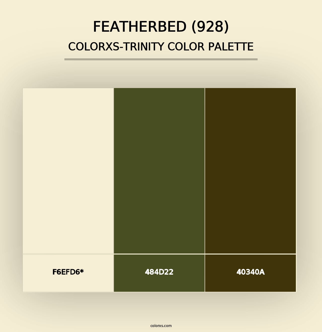 Featherbed (928) - Colorxs Trinity Palette