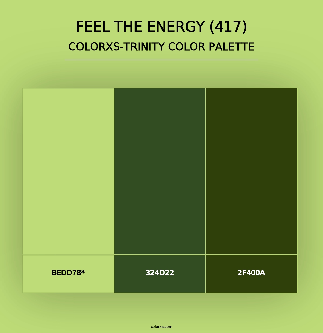 Feel the Energy (417) - Colorxs Trinity Palette