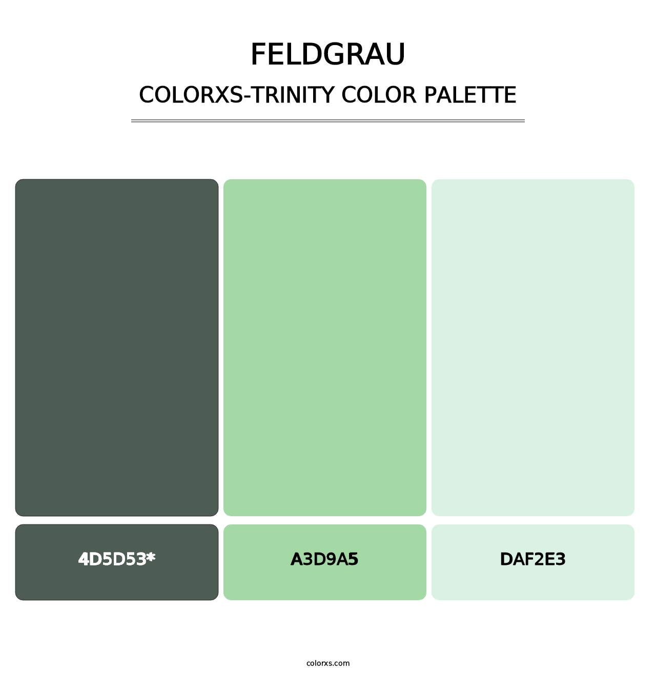 Feldgrau - Colorxs Trinity Palette